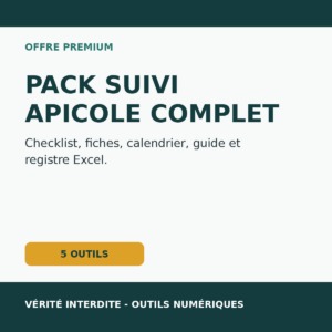 Pack suivi apicole complet